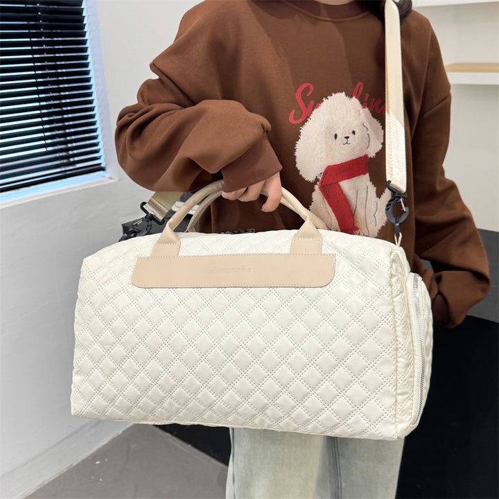 Quilted Travel Duffel Bag Kalsten