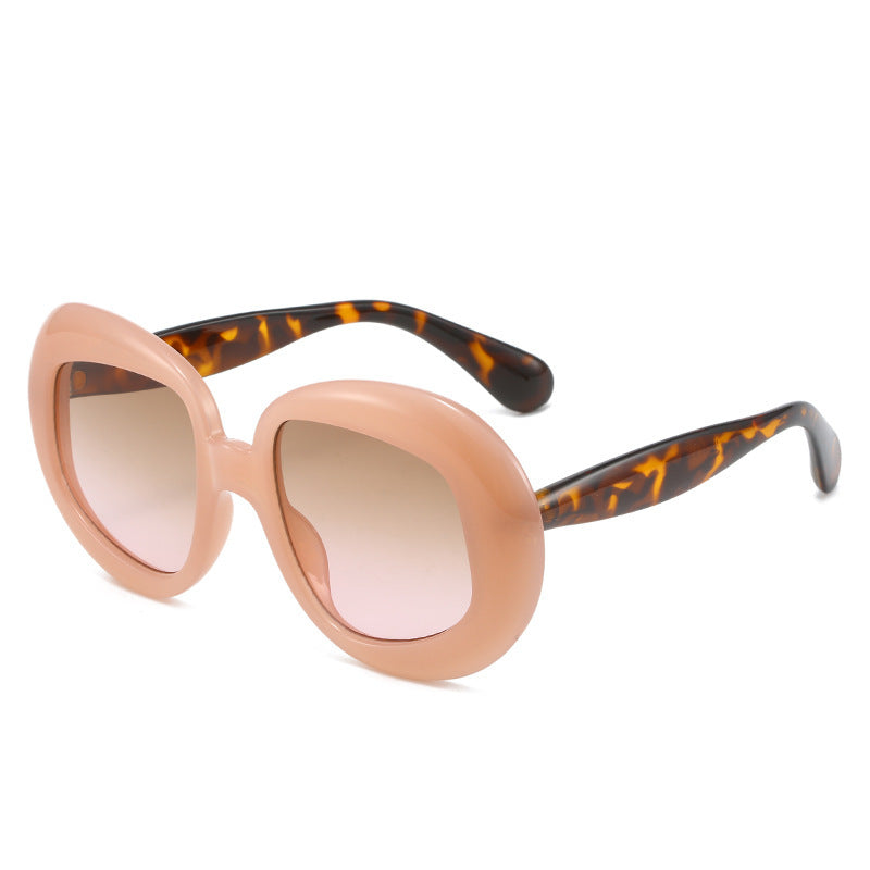 Vintage-Inspired Geometric Frame Sunglasses Kalsten