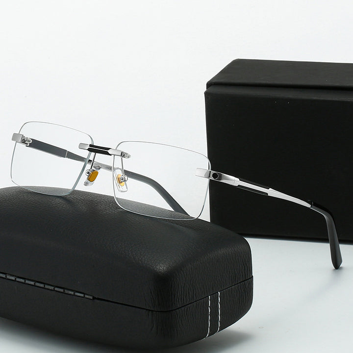 Women's sunglasses in modern rectangular design with luxurious metal elements Kalsten
