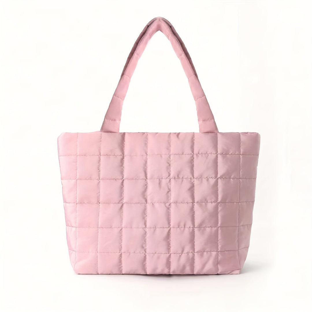 Square-shaped tote bag with padded design Kalsten