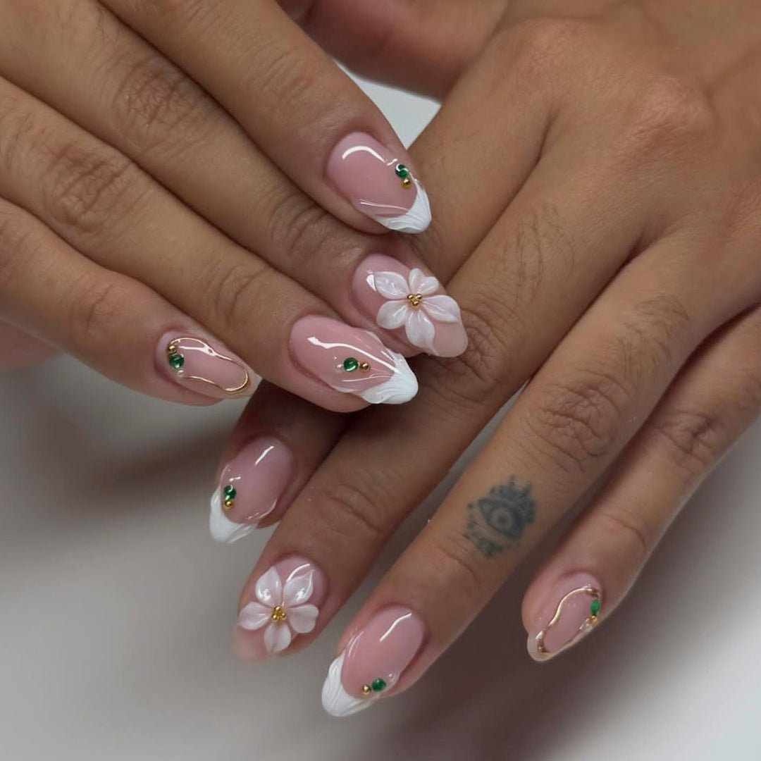 Elegant Decorative Press-On Nail Set kalsten 1788495787
