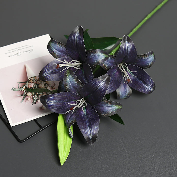 Lifelike Artificial Lily Bouquet