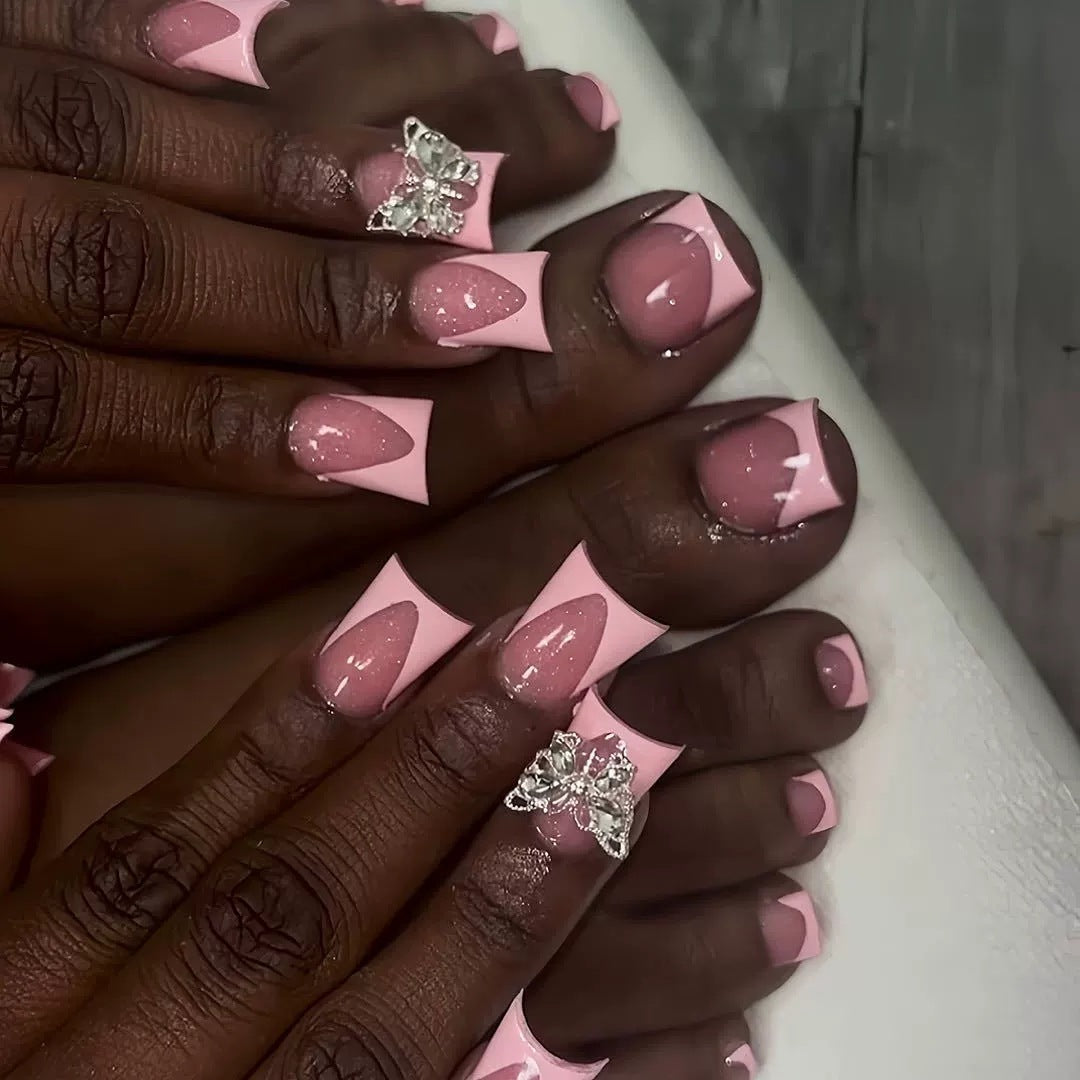 Elegant Acrylic Press-On Nail Art Kalsten