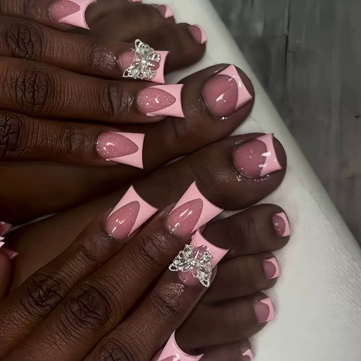 Elegant Acrylic Press-On Nail Art Kalsten