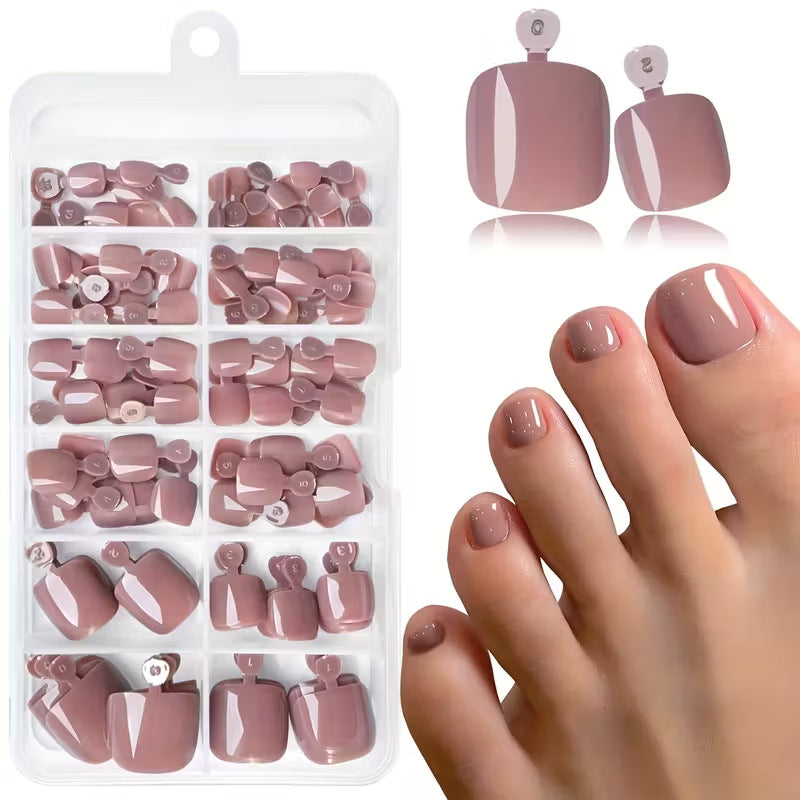Premium Gel Pedicure Nail Set Kalsten