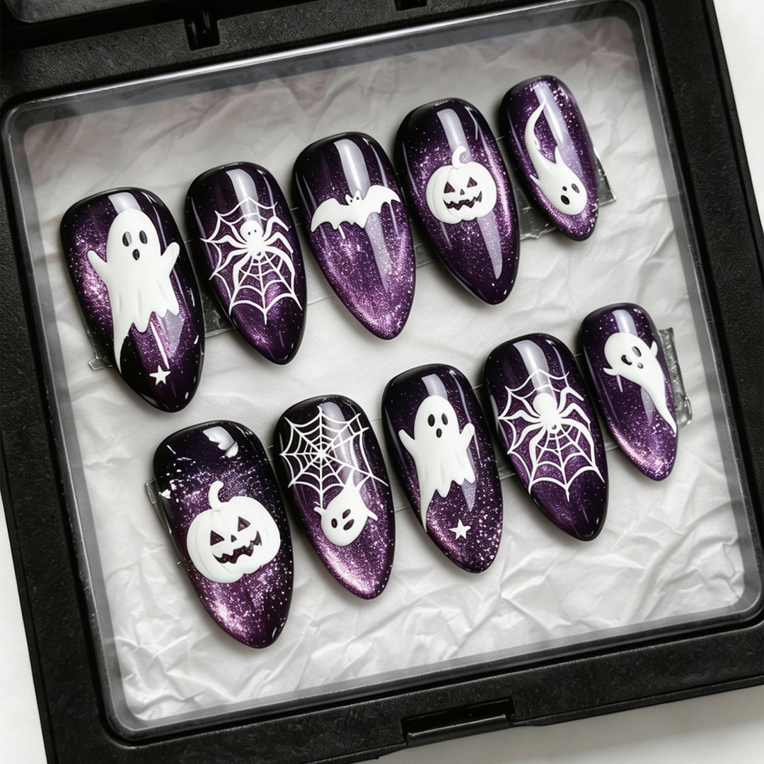 Halloween Themed Decorative Press-On Nails Kalsten