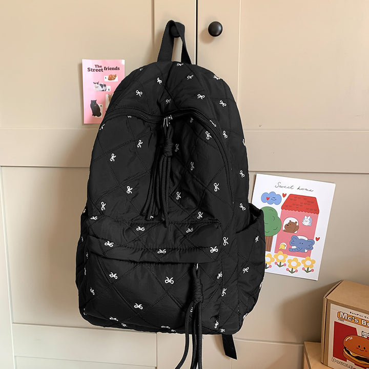 Quilted Playful Design Backpack Kalsten