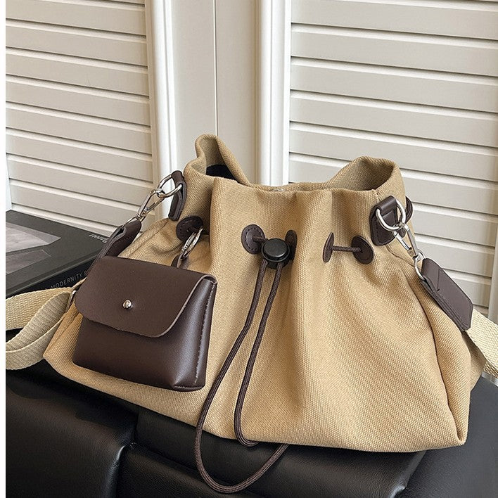 Drawstring Casual Tote Bag