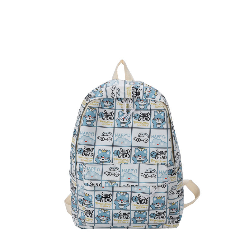Cartoon Patterned Backpack Kalsten