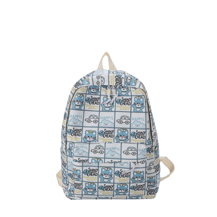 Cartoon Patterned Backpack Kalsten