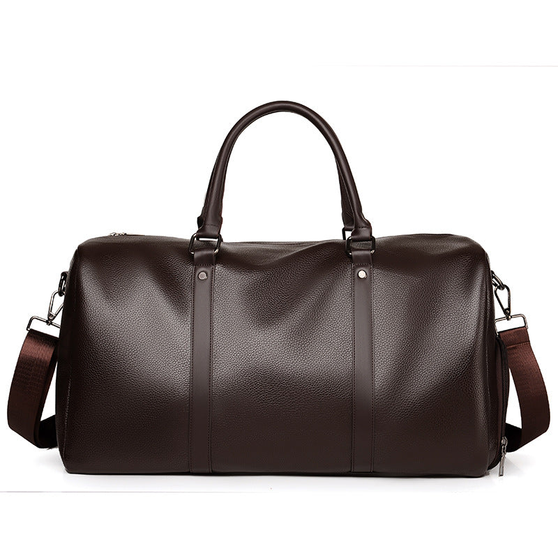 Premium Leather Weekend Travel Duffle Kalsten