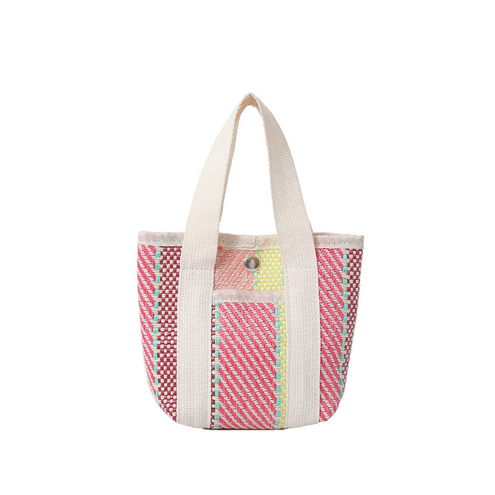 WoColorful Woven Beach Tote Bag Kalsten
