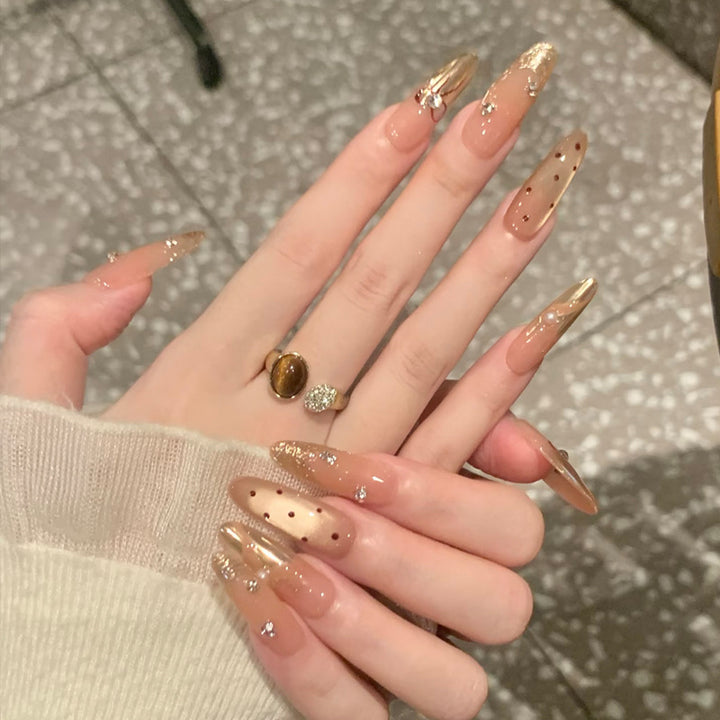 Elegant Gel Press-On Nail Set Kalsten