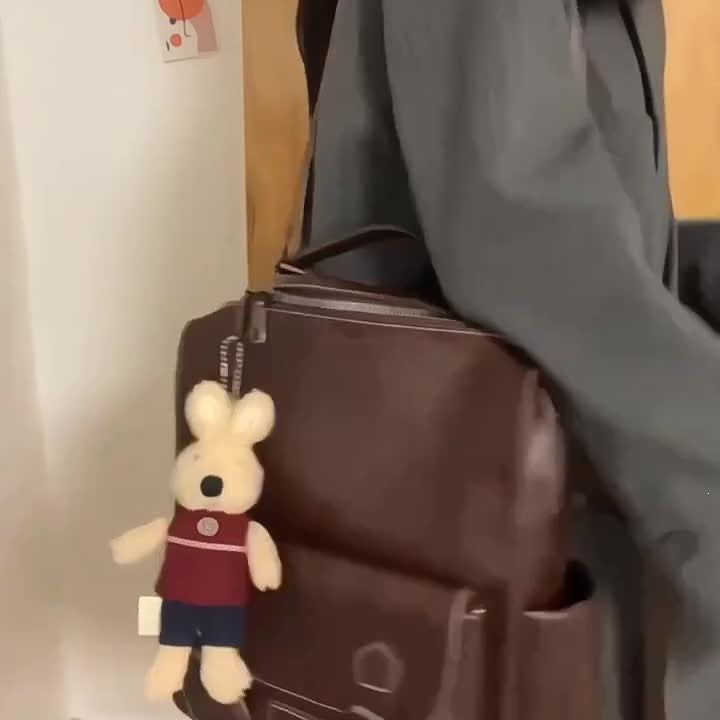 Multi-Functional Leather Backpack Kalsten