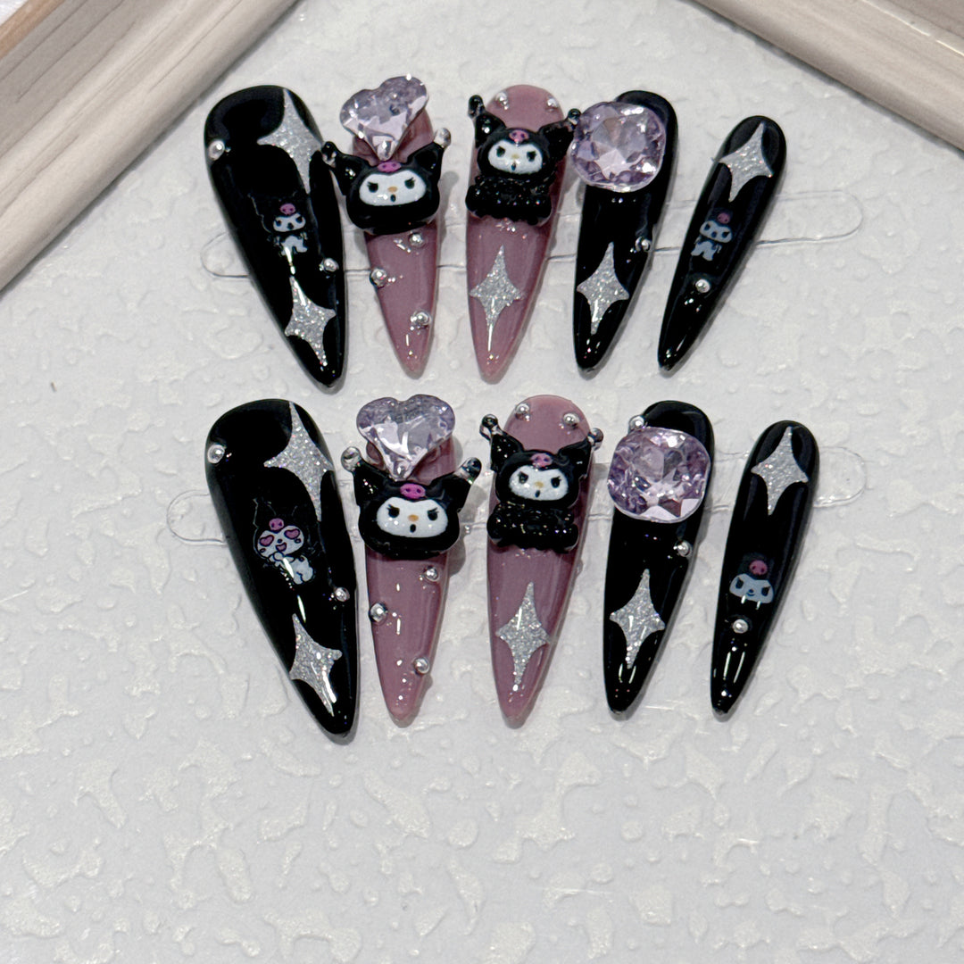 Thematic Decorative 3D Nail Art Set