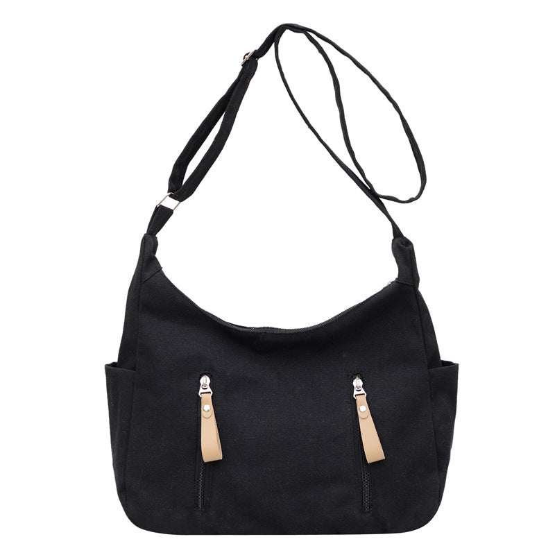 Casual Multi-Pocket Shoulder Bag
