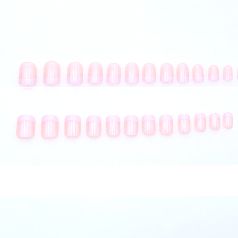 Elegant French Tip Gel Nail Art Kalsten