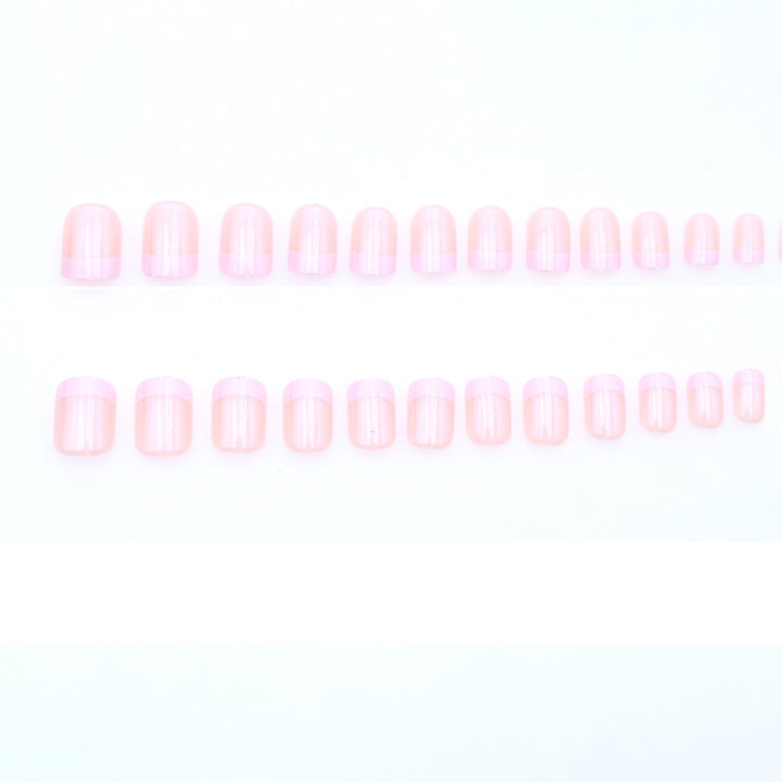 Elegant French Tip Gel Nail Art Kalsten