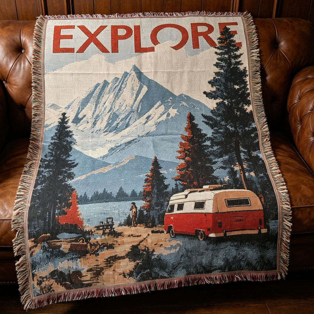 Whimsical Pet-Themed Decorative Throw Blanket