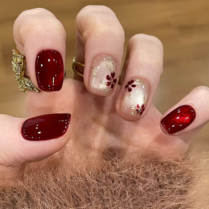 Decorative Glittery Press-On Nail Tips Kalsten