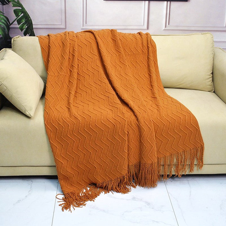 Textured Pattern Throw Blanket