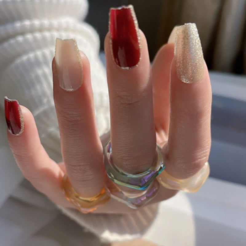 Elegant Press-On Nail Art Showcase Kalsten