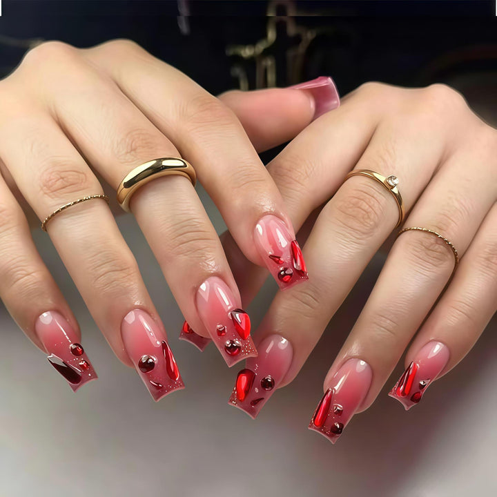 Artistic Decorative Gel Nail Extensions Kalsten
