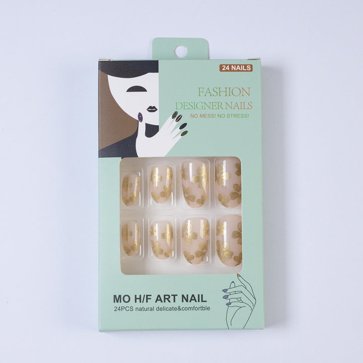 Artificial nails with elegant floral pattern Kalsten