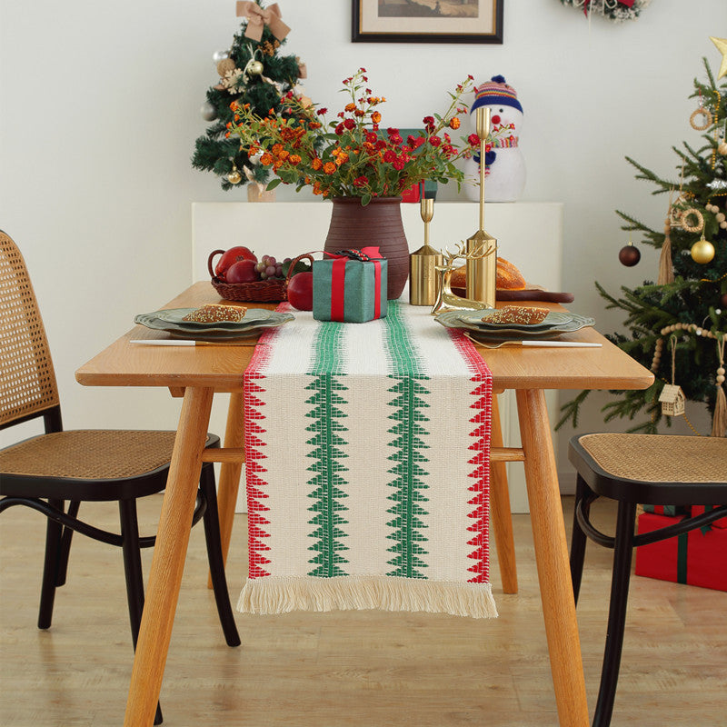 Festive Geometric Table Runner