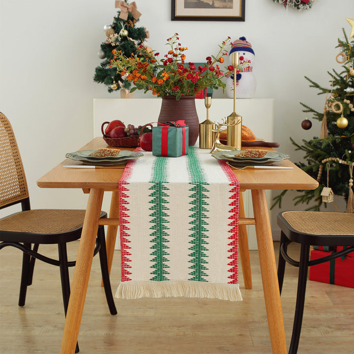 Festive Geometric Table Runner