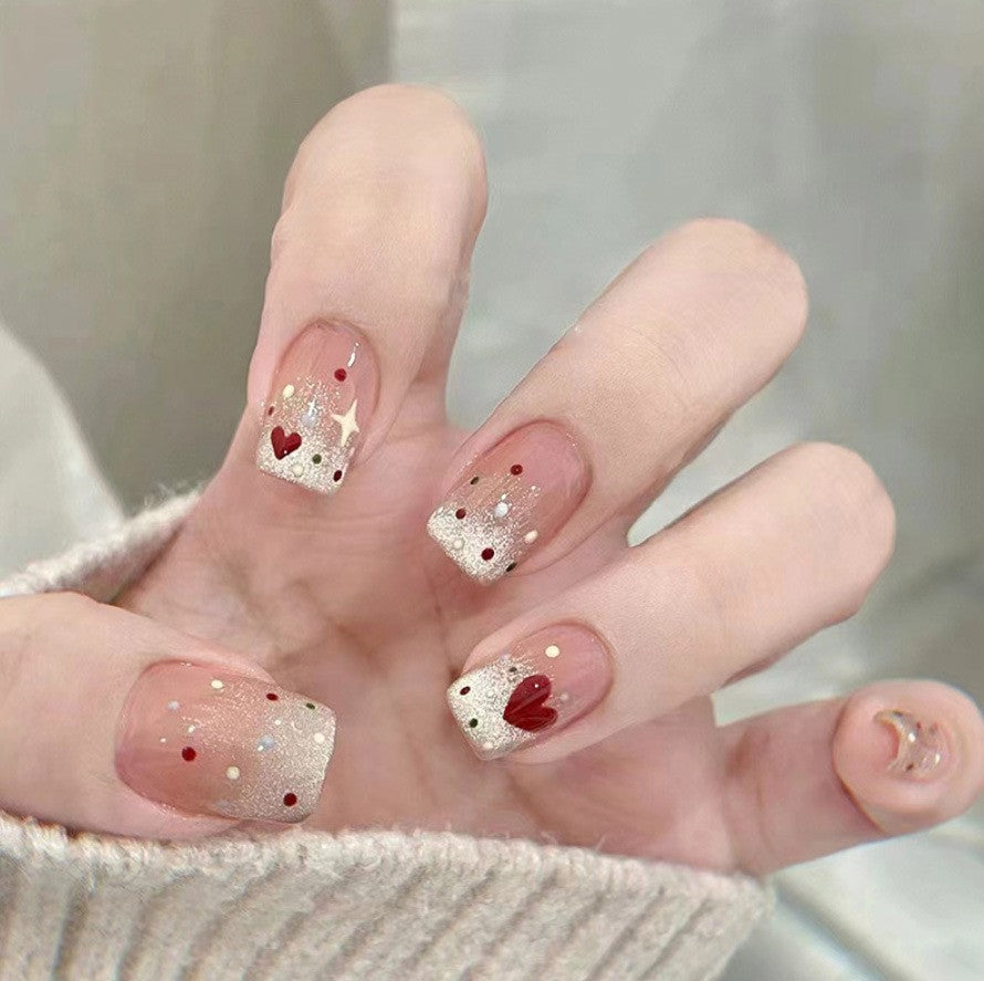 Artistic Floral Stiletto Press-On Nails Kalsten