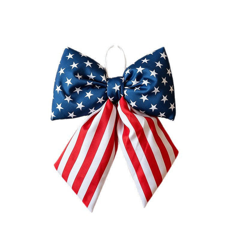 Unisex decorative bow decoration with hanging loop for door wreath and wall Kalsten