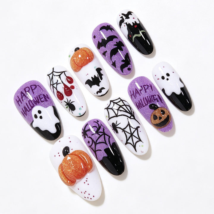 Halloween-Themed Creative Press-On Nails Kalsten