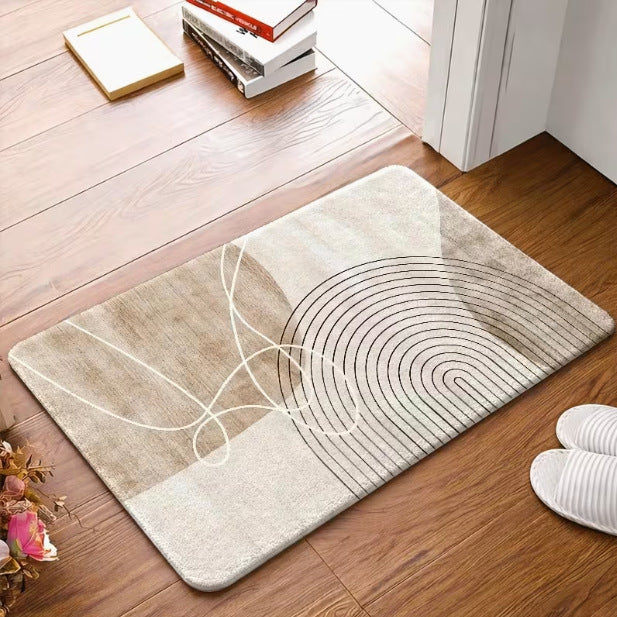 Modern Abstract Bathroom Rug Kalsten