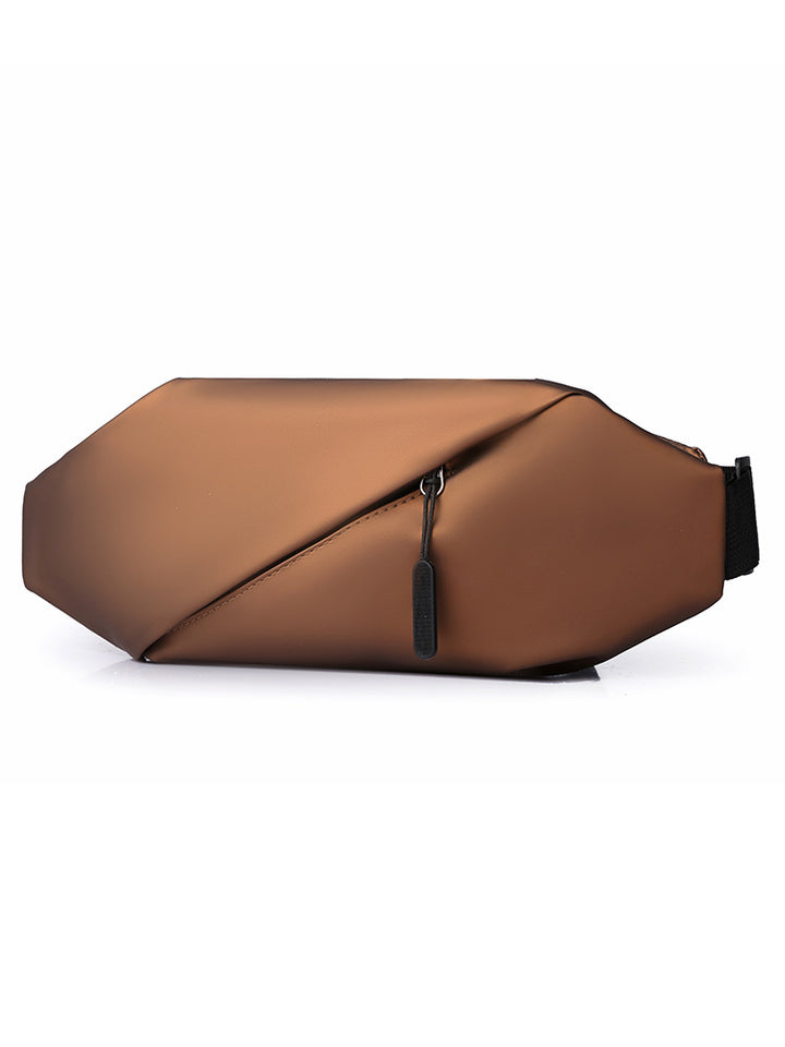 Modern Structured Leather Sling Bag Kalsten
