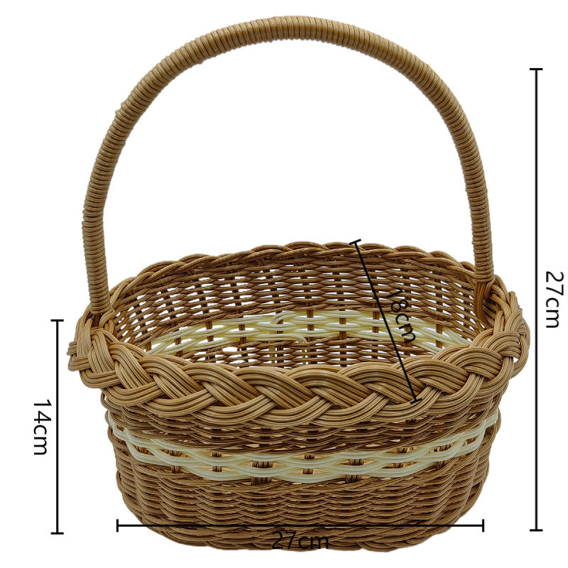 Handmade Decorative Woven Basket Kalsten