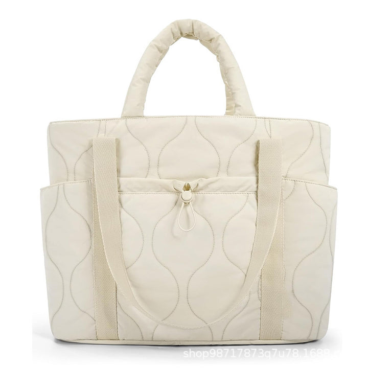 Padded tote bag with practical outer pockets Kalsten