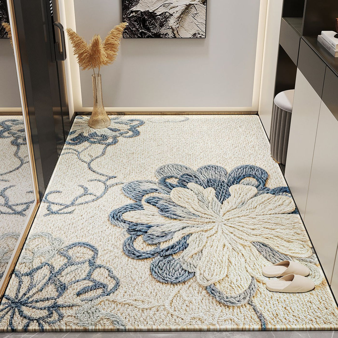 Floral Pattern Indoor Area Rug