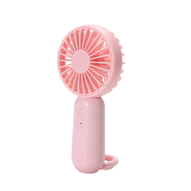 Unisex portable mini hand fan with USB charging and carrying strap Kalsten
