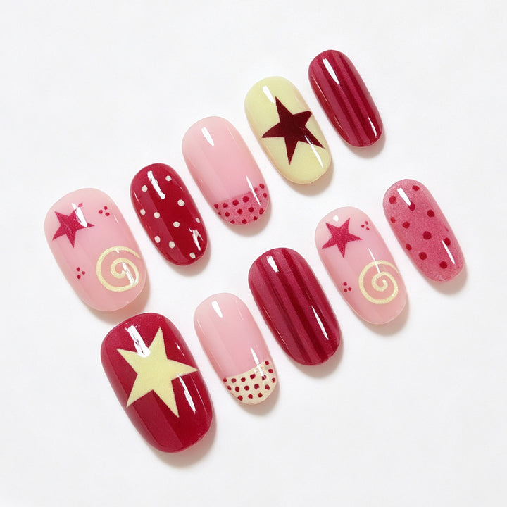 Creative Design Press-On Nail Art Kalsten