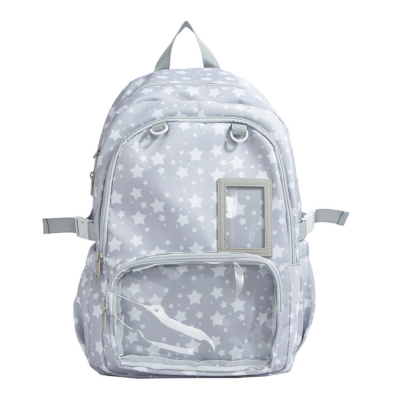 Adventurous Star-Patterned Backpack Kalsten