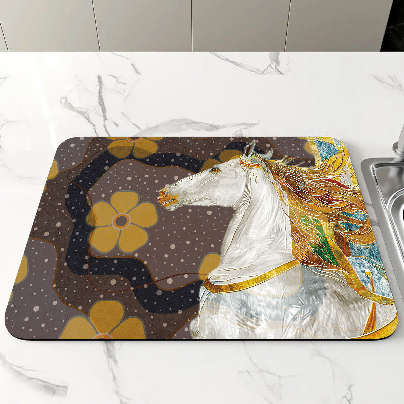 Decorative Kitchen Mat Kalsten