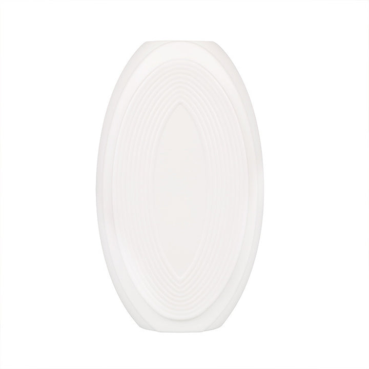 Textured Oval Decorative Vase Kalsten
