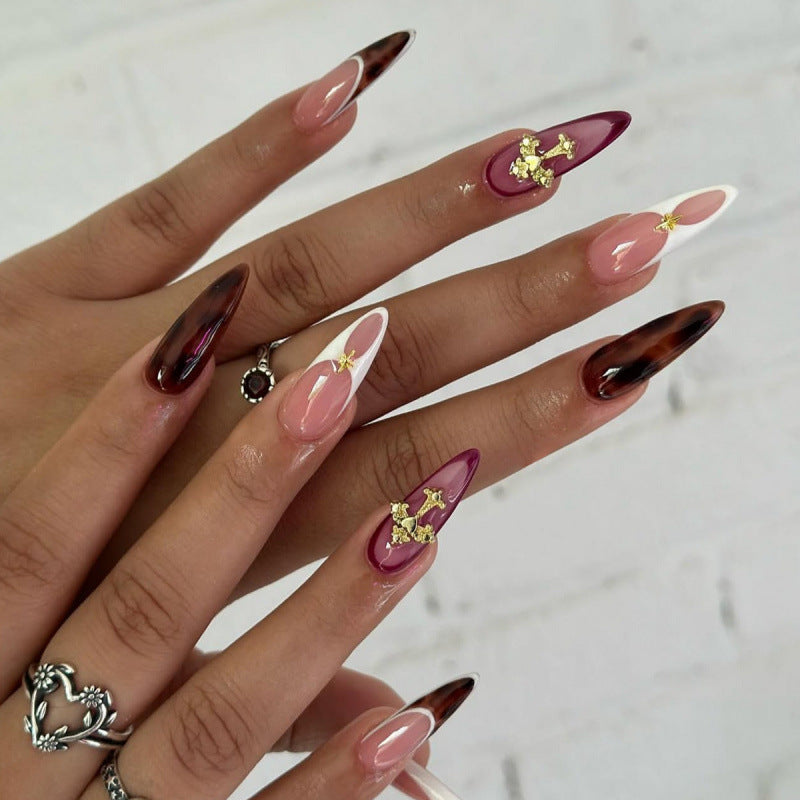 Artistic Multi-Design Press-On Nails