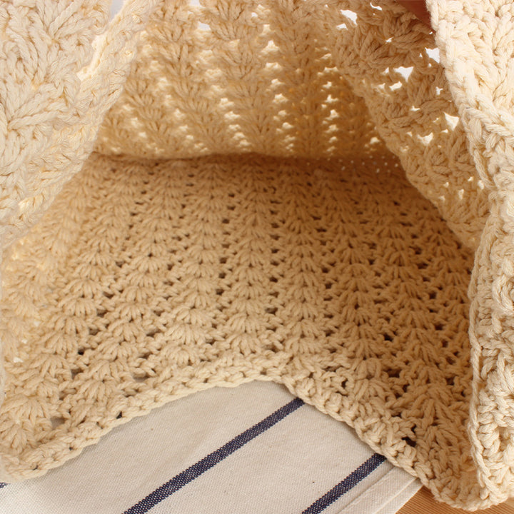 Macrame Tote Bag with Innovative Design Kalsten