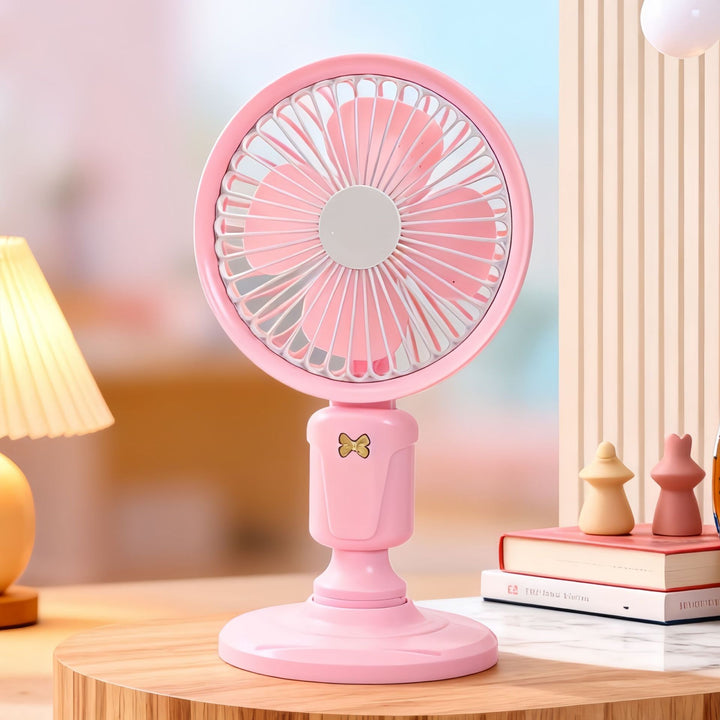 Ladies Portable Table Fan in Playful Design Kalsten