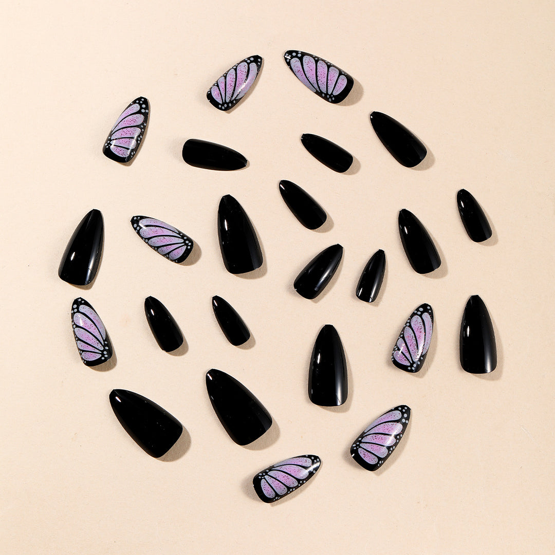 Artistic Butterfly Nail Art Extensions Kalsten