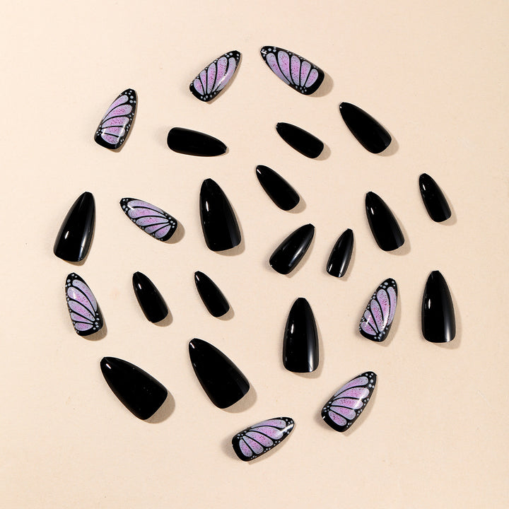 Artistic Butterfly Nail Art Extensions Kalsten