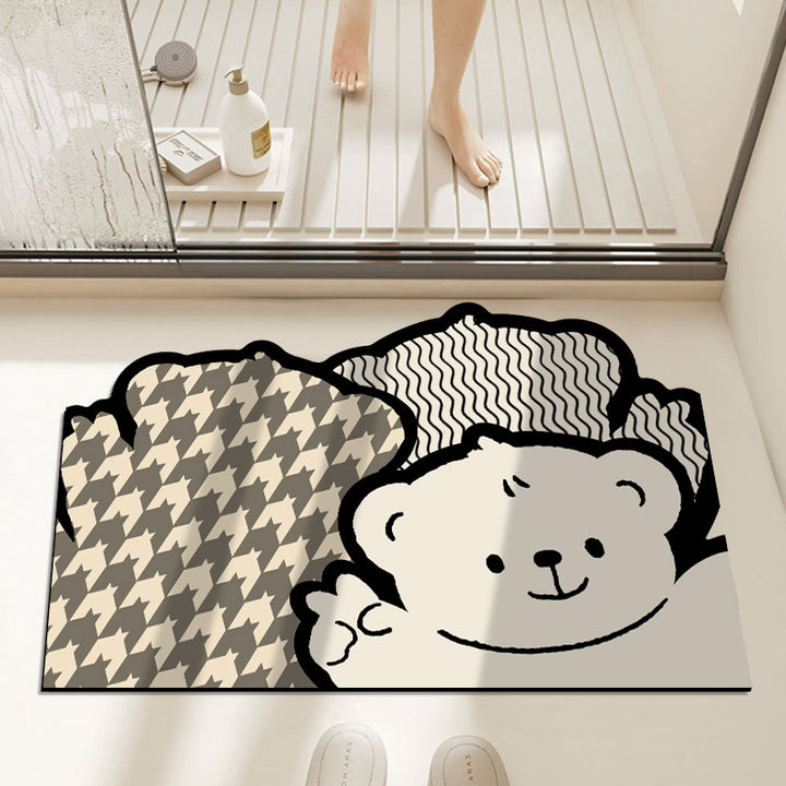 Playful Cat-Themed Area Rug