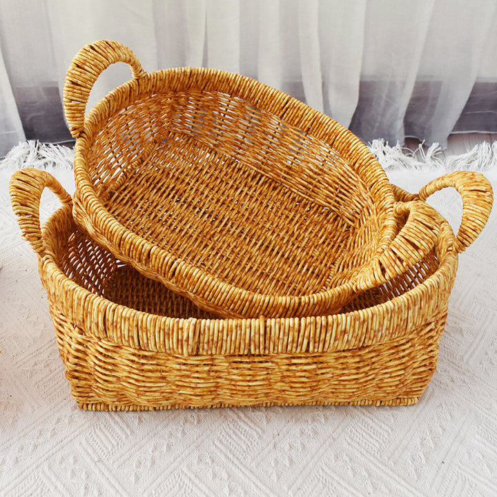 Handwoven Natural Storage Basket Kalsten